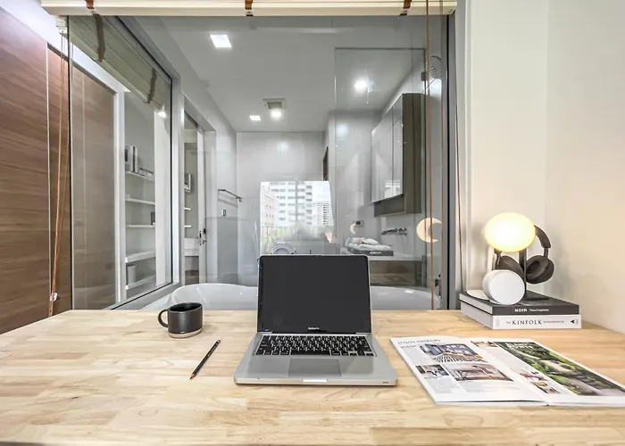 Ferienhaus Prime Sukhumvit Living - Bts Phrom Phong - Ultra Fast Wifi *